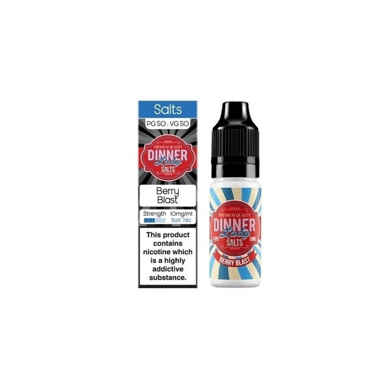 Liquid Dinner Lady Salt 20mg - Berry Blast | Eliq Vapoteur