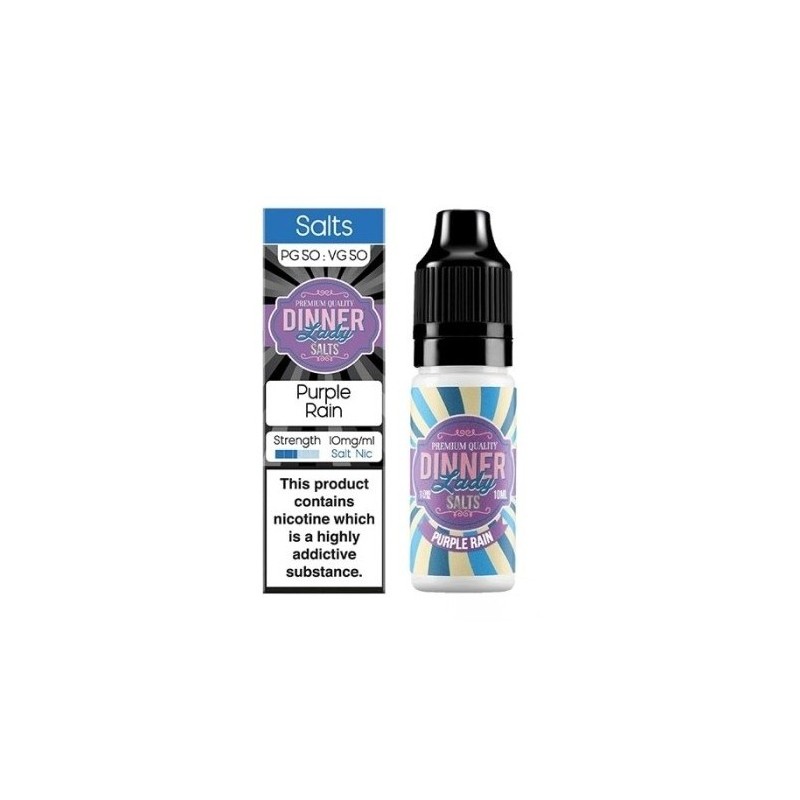 Liquid Dinner Lady Salt 20mg - Purple Rain | Eliq Vapoteur