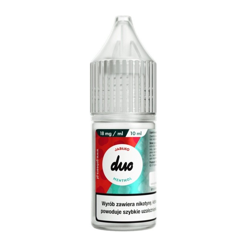 Liquid Duo Nicotine 10ml - Jabłko Menthol 3mg | Eliq Vapoteur
