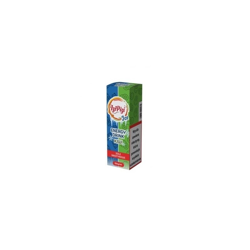 Liquid Izi Pizi Salt - Boisson Énergétique Kiwi Glacé 20mg 10ml (A25) | Eliq Vapoteur