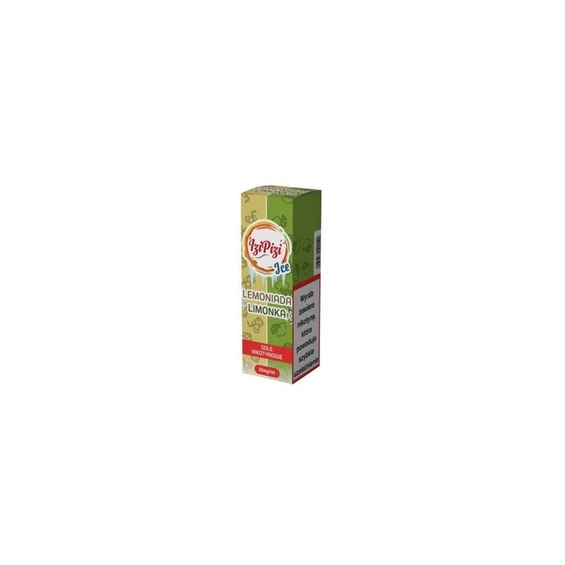 Liquid Izi Pizi Salt - Lemonade Citron Lime 20mg 10ml (A25) | Eliq Vapoteur