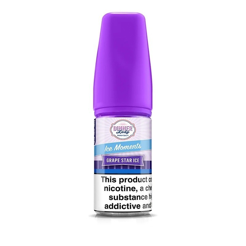 Longfill Dinner Lady 9/30ml - Grape Star Ice | Eliq Vapoteur