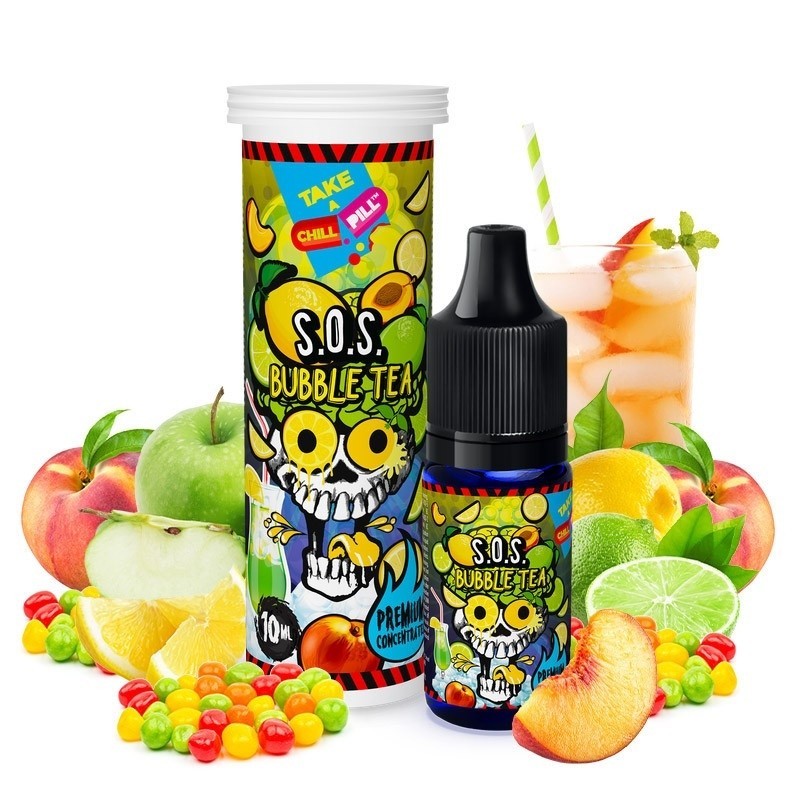 Koncentrat Chill Pill - Bubble Tea - 10ml | Eliq Vapoteur