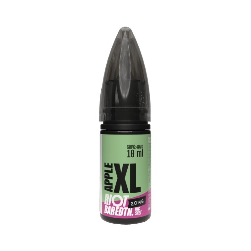Liquid RIOT Salt 10ml - Apple XL 20mg | Eliq Vapoteur