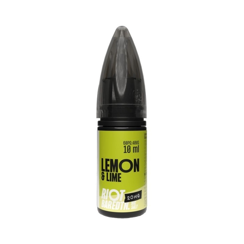 Liquid RIOT Salt 10ml - Citron Vert 20mg | Eliq Vapoteur