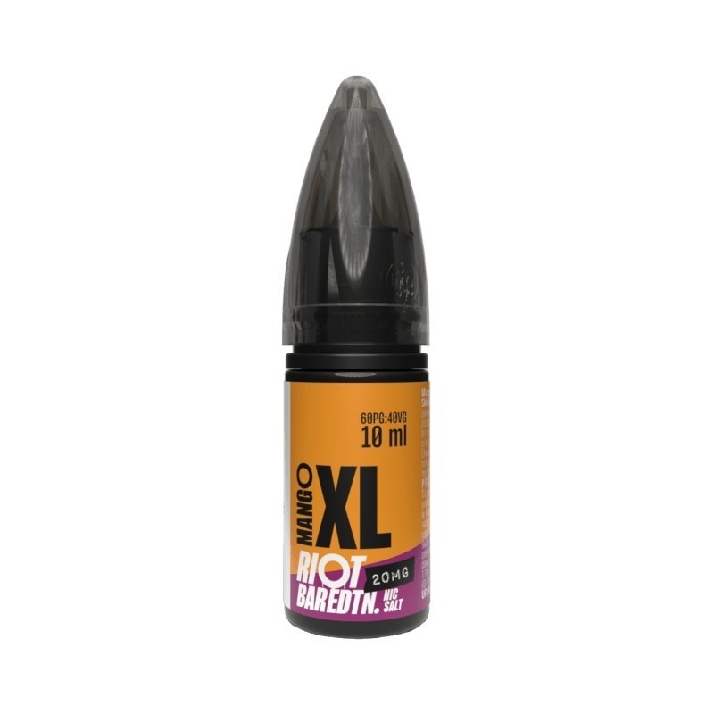 Liquid RIOT Salt 10ml - Mango XL 20mg | Eliq Vapoteur