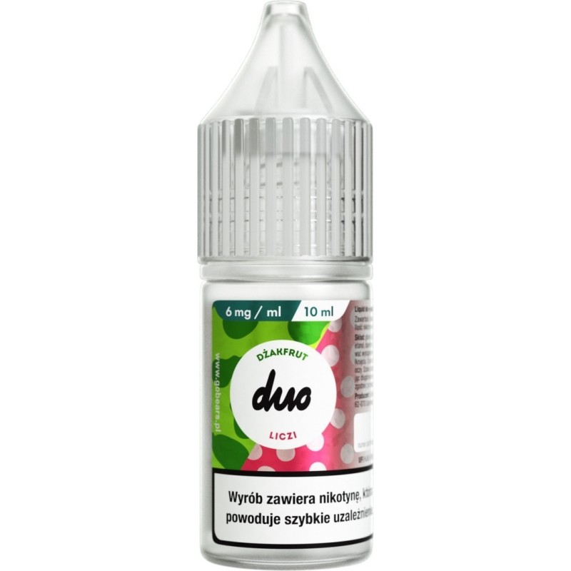 E-liquide Duo Nicotine 10ml - Fruit du Jacquier Litchi 6mg | EliqVapoteur