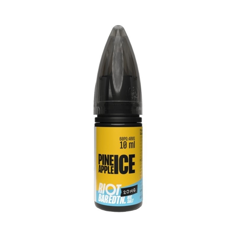Liquid RIOT Salt 10ml - Ananas Glacé 20mg | Eliq Vapoteur