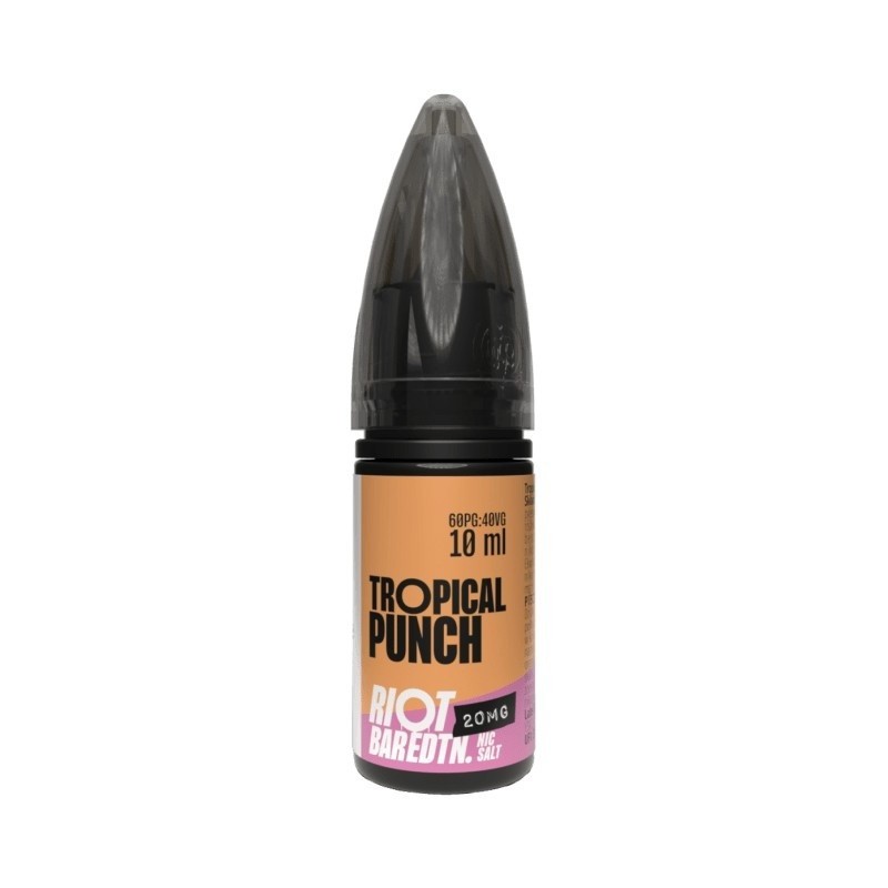 Liquid RIOT Salt 10ml - Tropical Punch 20mg | Eliq Vapoteur