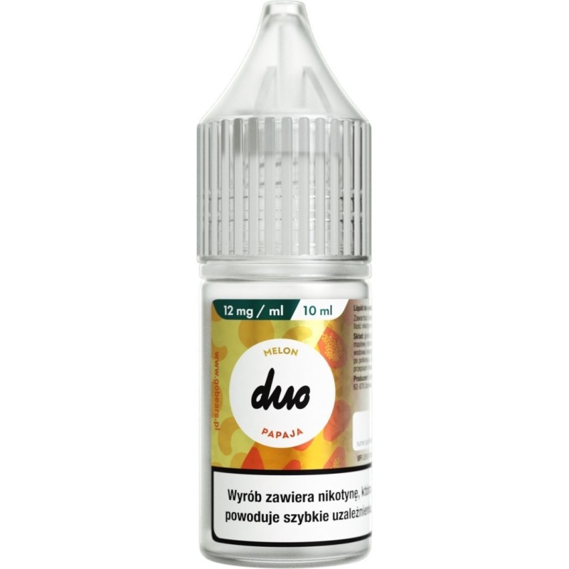 Liquid Duo Nicotine 10ml - Melon Papaya 12mg | Eliq Vapoteur