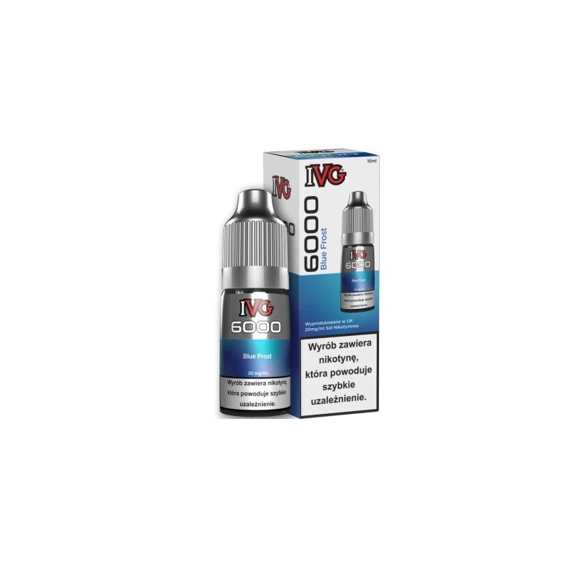Liquid IVG 6000 Sel - Gel Bleu Givre 20 mg 10 ml (A25) | Eliq Vapoteur