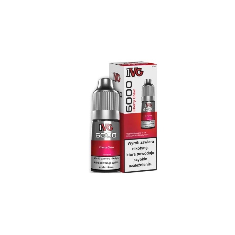Liquid IVG 6000 Sel - Cerise Chew 20 mg 10 ml (A25) | Eliq Vapoteur