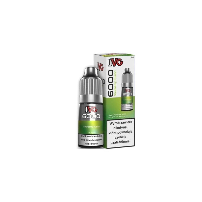 Liquid IVG 6000 Salt - Sourberry Fusion 20 mg 10 ml  (A25) | Eliq Vapoteur