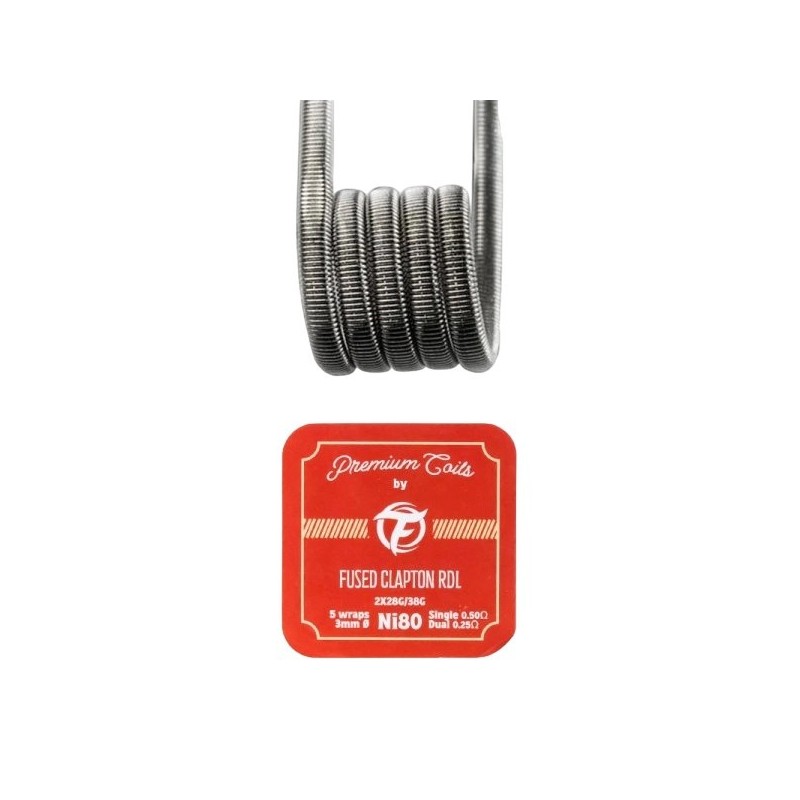 Fumytech Fused Clapton RDL Ni80 0.50Ω Coil | EliqVapoteur