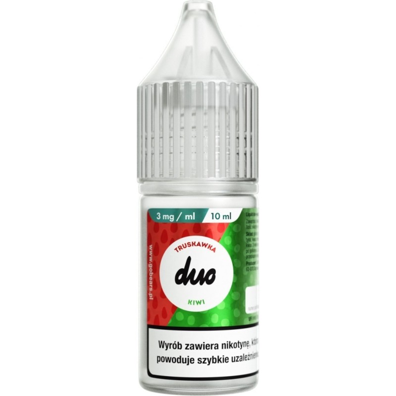 Liquid Duo Nicotine 10ml - Strawberry Kiwi 3mg | Eliq Vapoteur
