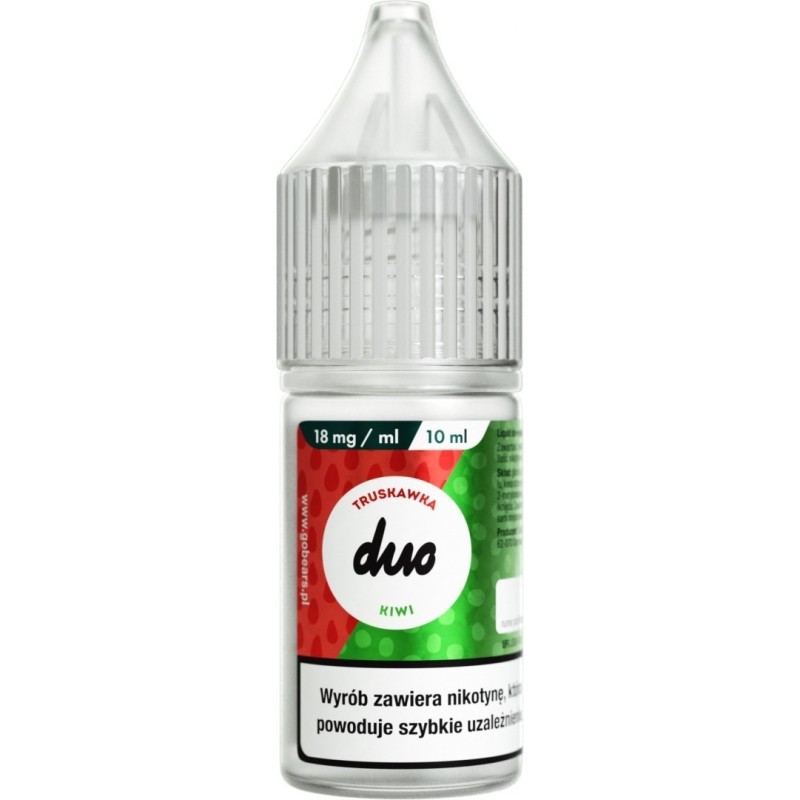 Liquid Duo Nicotine 10ml - Strawberry Kiwi 18mg | Eliq Vapoteur
