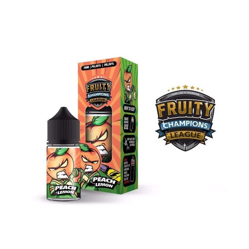 Fruity Champions League 30ml - Pêche Citron | EliqVapoteur