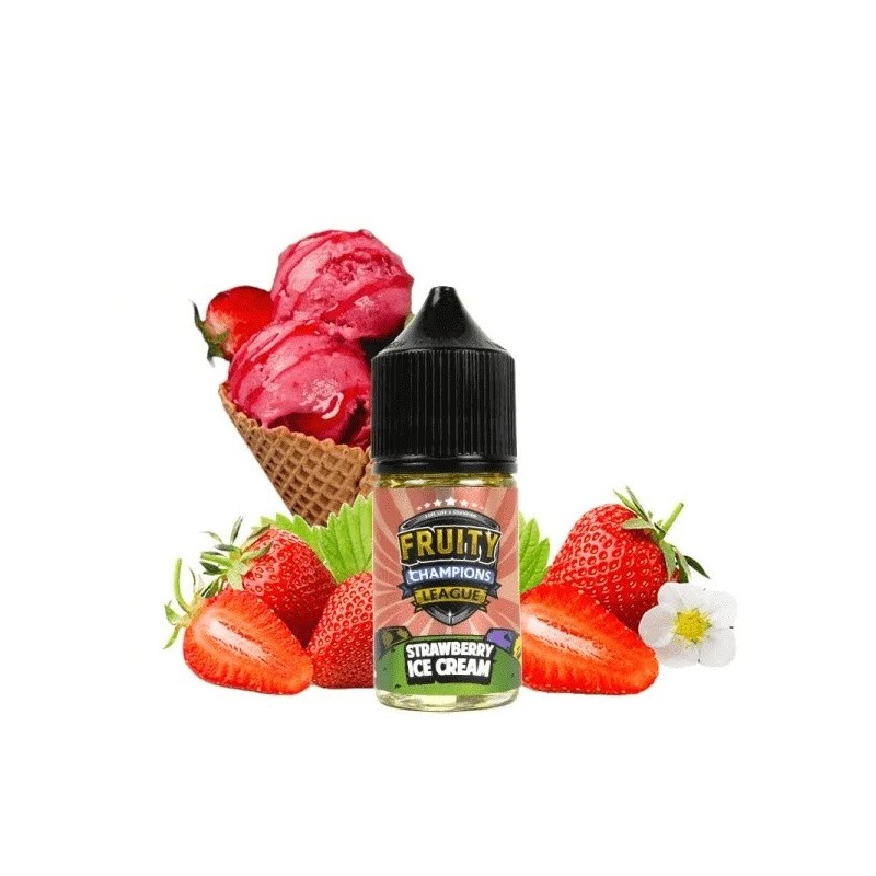 Fruity Champions League 30ml - Strawberry Ice Cream (A25) | Eliq Vapoteur