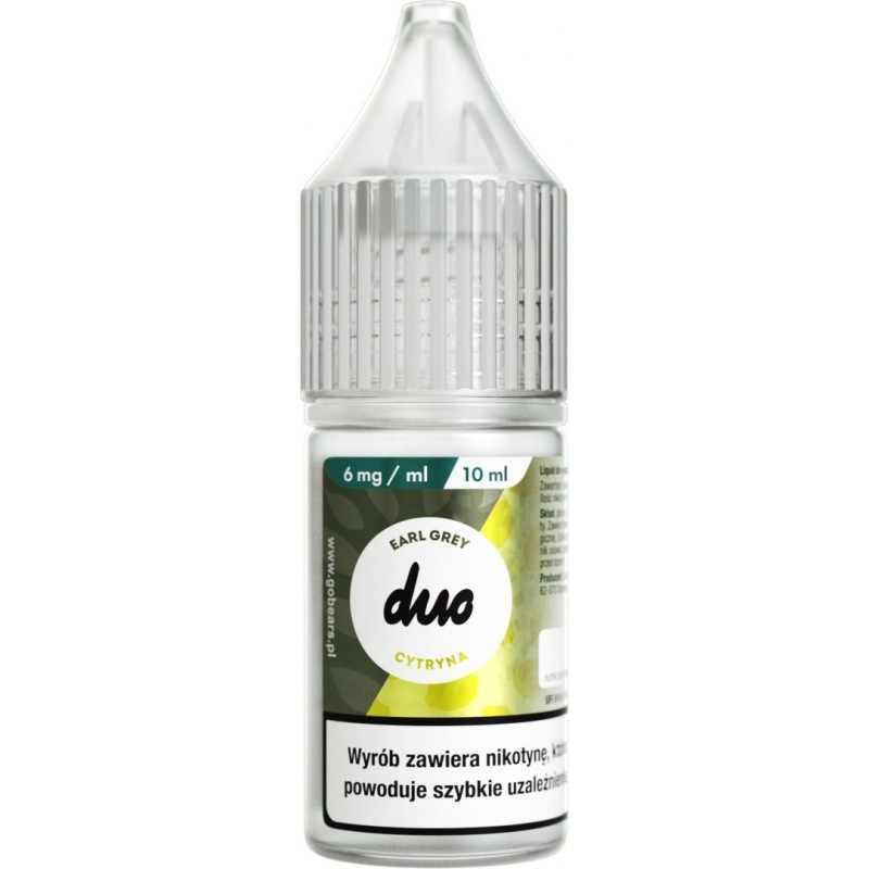 Liquid Duo Nicotine 10ml - Earl Gray Cytryna 6mg | Eliq Vapoteur