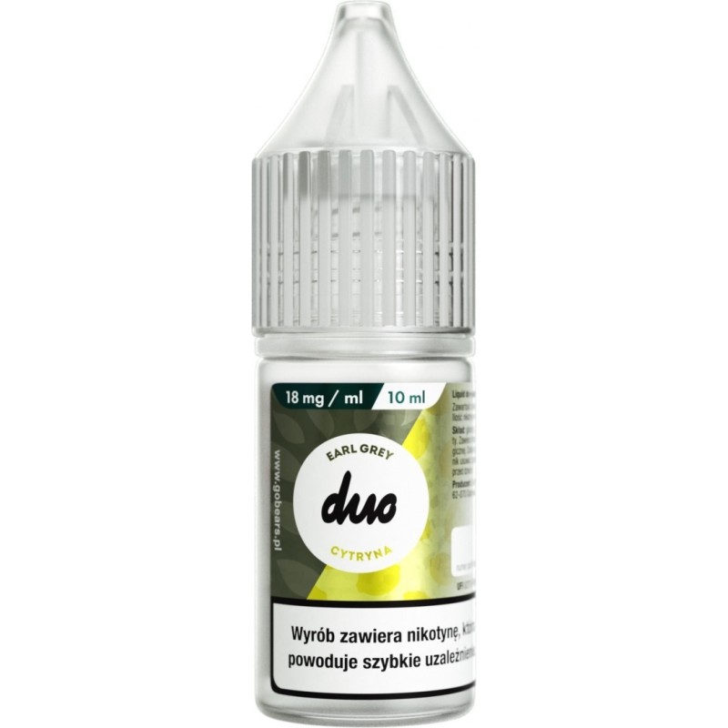 E-liquide Duo Nicotine 10ml - Earl Gray Citron 18mg | EliqVapoteur