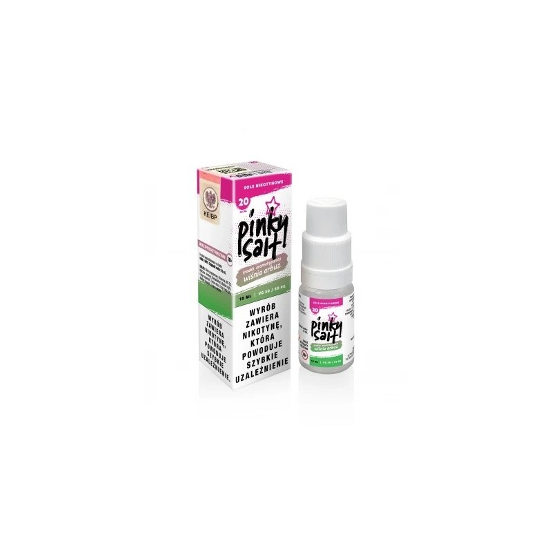 Pinky Vape Salt E-liquid - 10ml Cherry Watermelon 20mg | EliqVapoteur