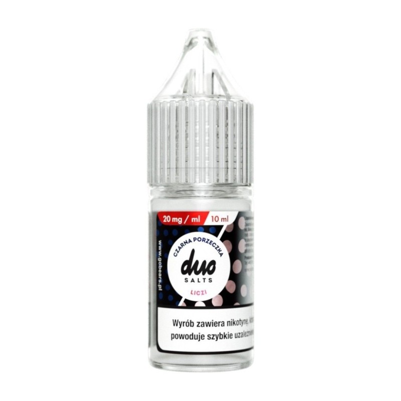 Liquid Duo SALTS 10ml - Czarna Porzeczka Liczi 20mg | Eliq Vapoteur