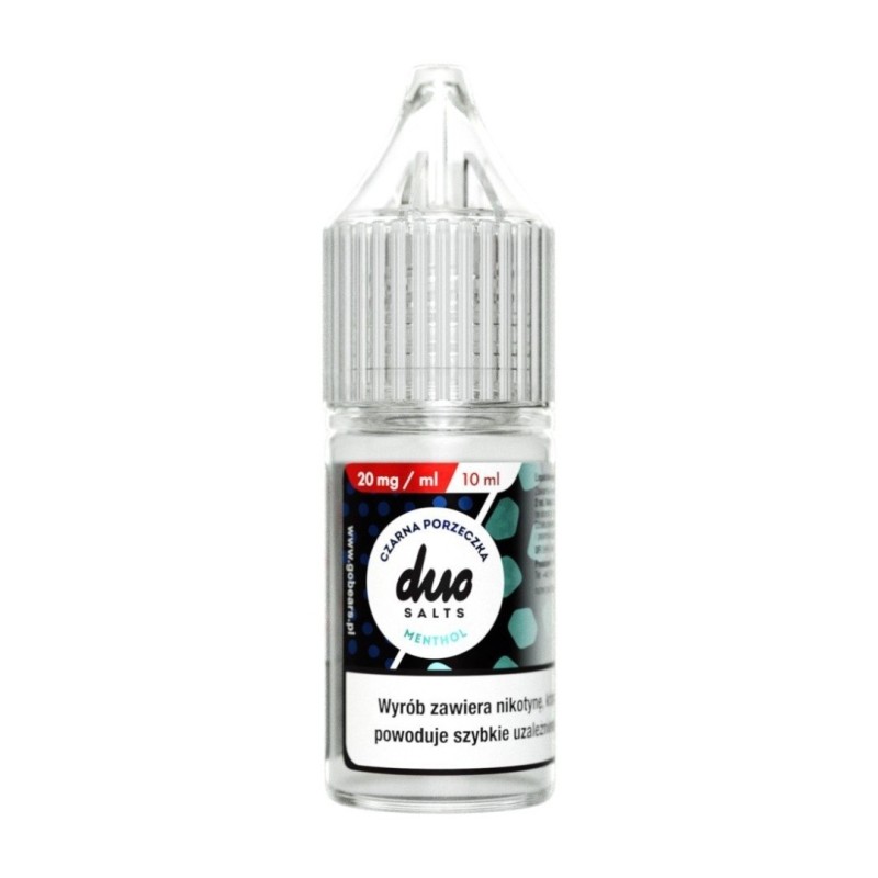 Liquid Duo SALTS 10ml - Czarna Porzeczka Menthol 20mg | Eliq Vapoteur