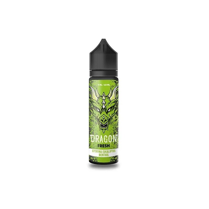 Longfill Dragon Fresh 9/60ml - Pomarańcza Eukaliptus Mentol (A25) | Eliq Vapoteur