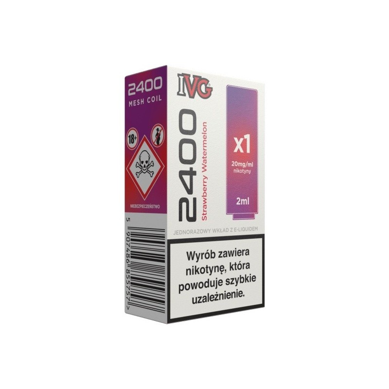IVG 2400 Pod Strawberry Watermelon | Eliq Vapoteur