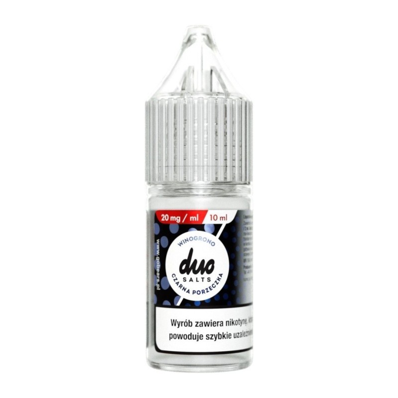Liquid Duo SALTS 10ml - Grape Blackcurrant 20mg | Eliq Vapoteur