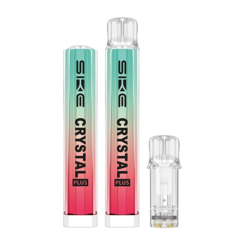 SKE Crystal Plus Kit Aurora Blue + Wkład Kiwi Passion Fruit Guava (A25) | Eliq Vapoteur