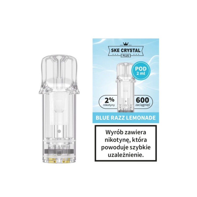Wkład Crystal Plus Blue Razz Lemonade 20mg 600+ (A25) | Eliq Vapoteur