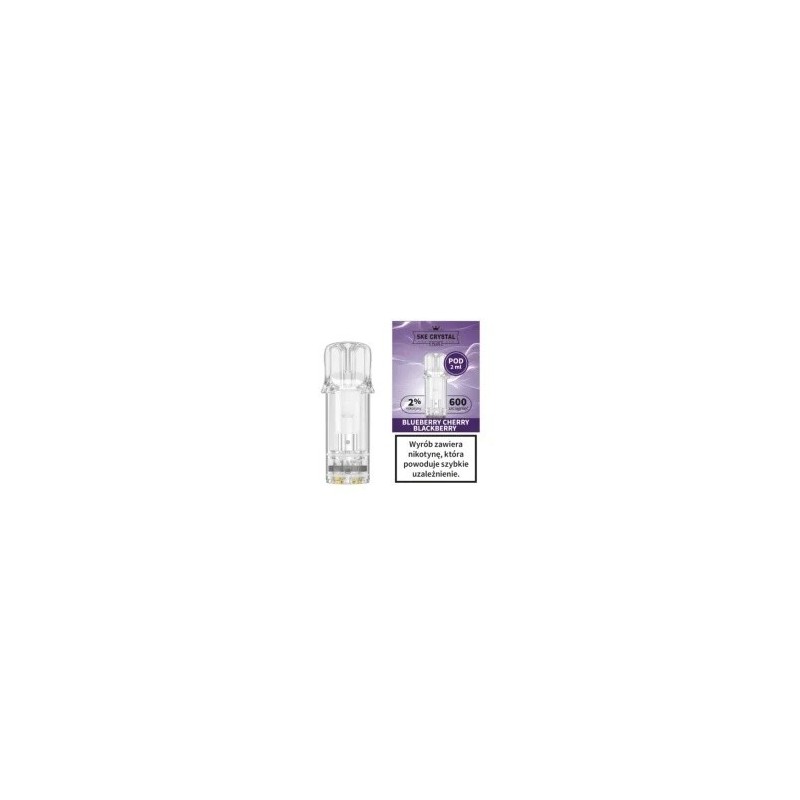 Wkład Crystal Plus Blueberry Cherry Blackaberry 20mg 600+  (A25) | Eliq Vapoteur
