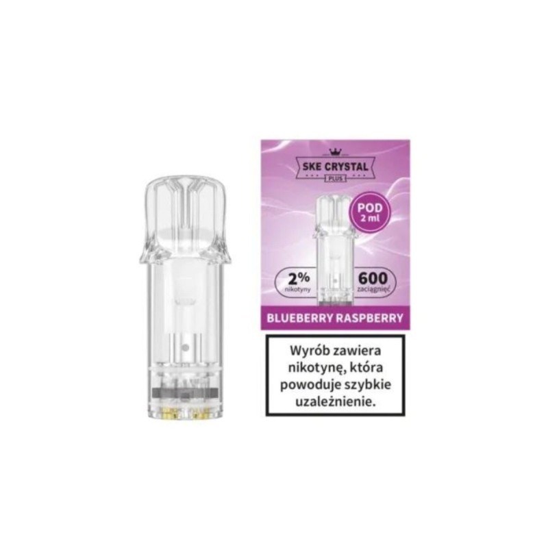 Wkład Crystal Plus Blueberry Rasberry 20mg 600+ (A25) | Eliq Vapoteur
