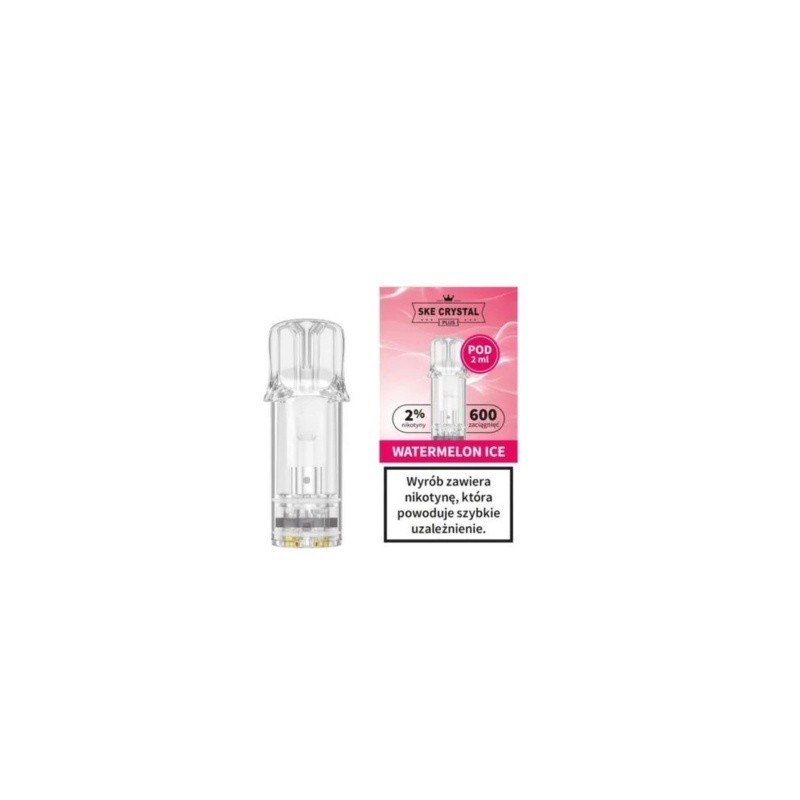 Wkład Crystal Plus Watermelon Ice 20mg 600+  (A25) | Eliq Vapoteur