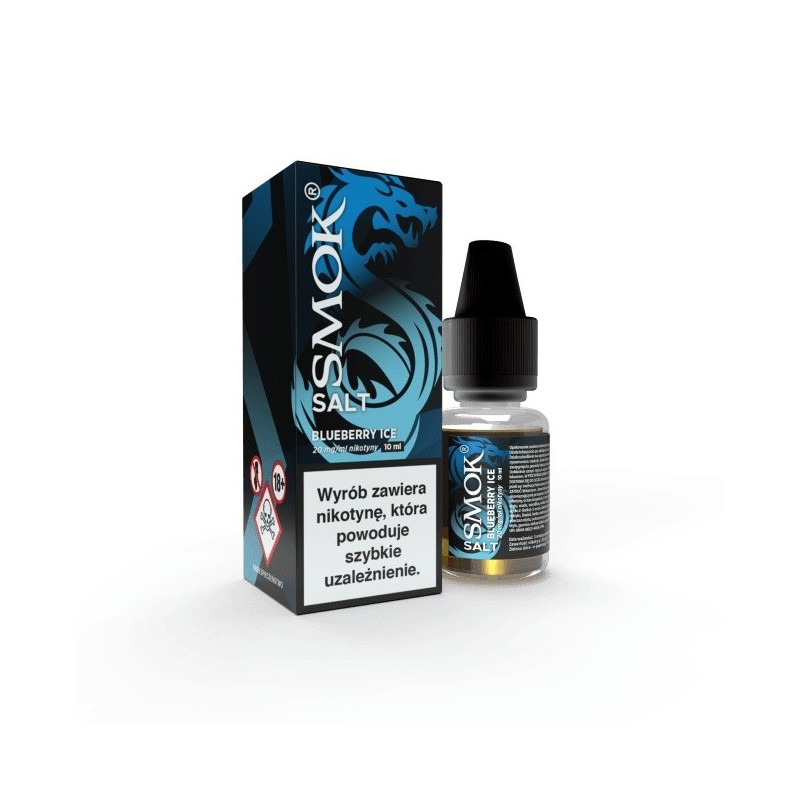 Liquid Smok Salt 10ml - Blueberry Ice 20mg  (A25) | Eliq Vapoteur