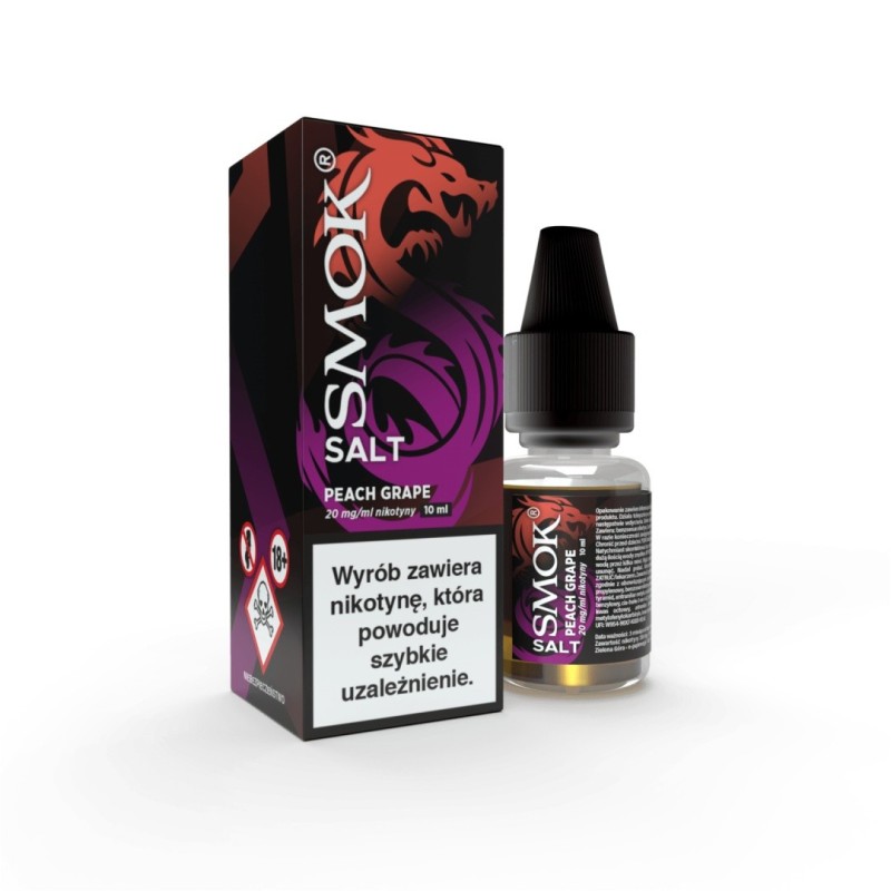Liquid Smok Salt 10ml - Pêche Raisin 20mg (A25) | Eliq Vapoteur