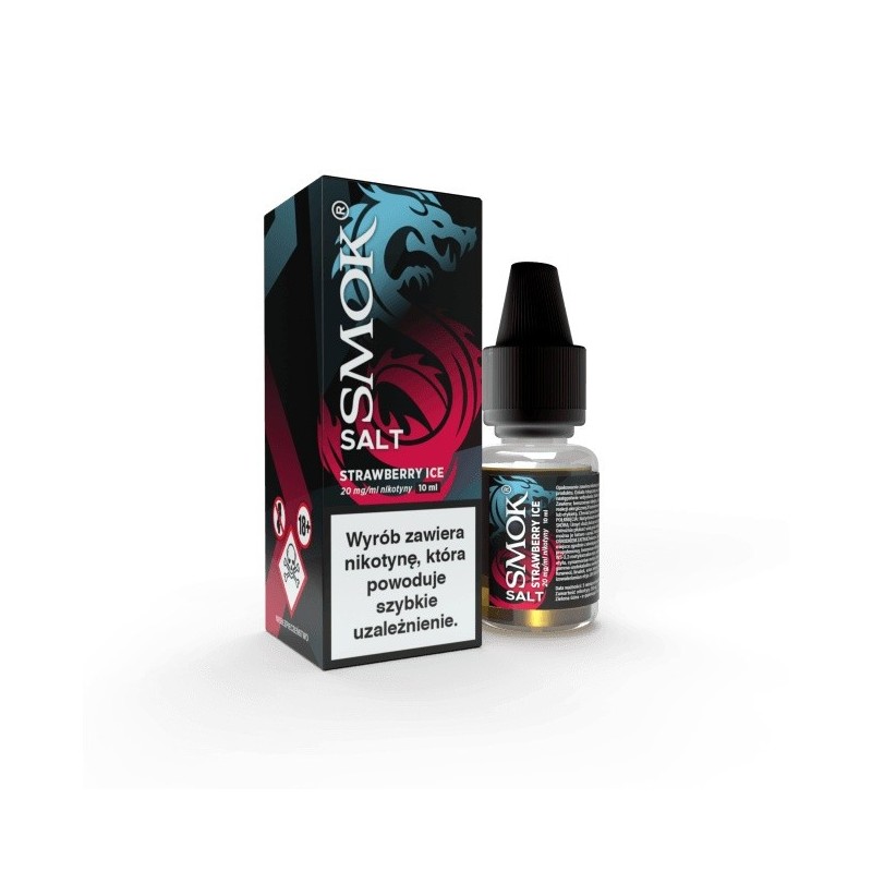 Liquid Smok Salt 10ml - Fraise Glacée 20mg (A25) | Eliq Vapoteur