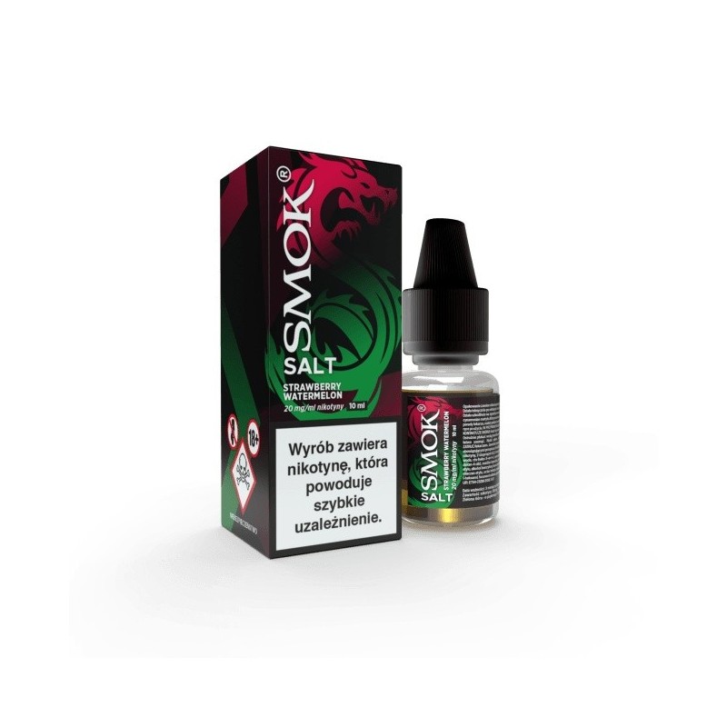Liquid Smok Salt 10ml - Strawberry Watermelon 20mg  (A25) | Eliq Vapoteur