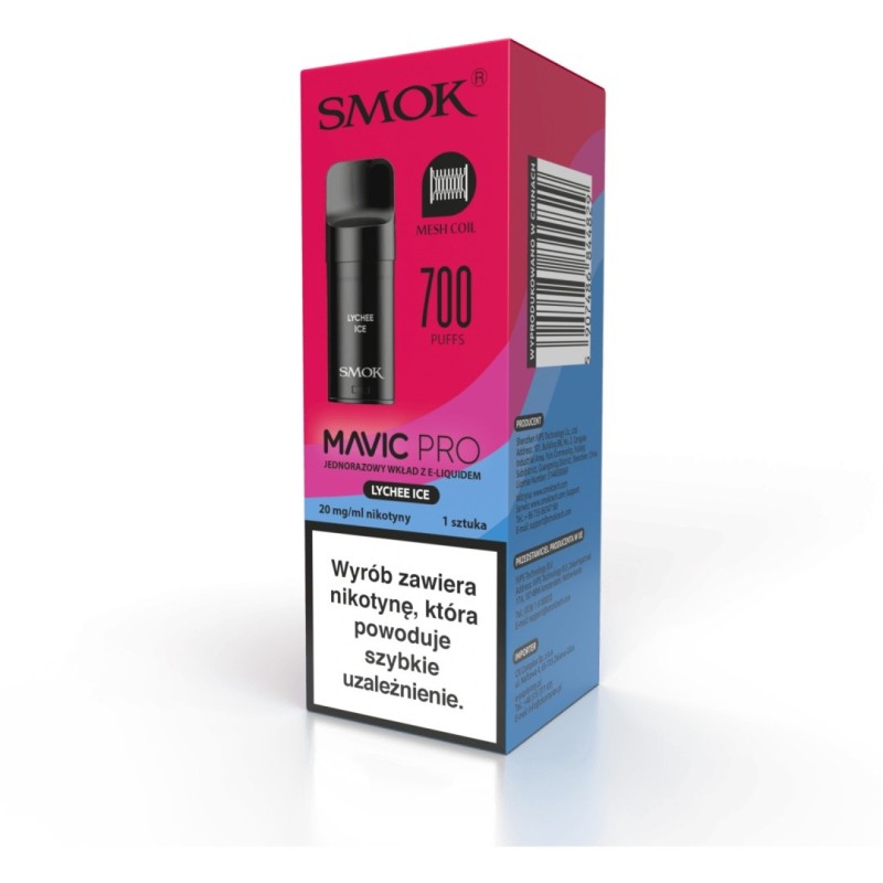 Smok Mavic Pro 2ml Cartridge - Lychee Ice 20mg | EliqVapoteur