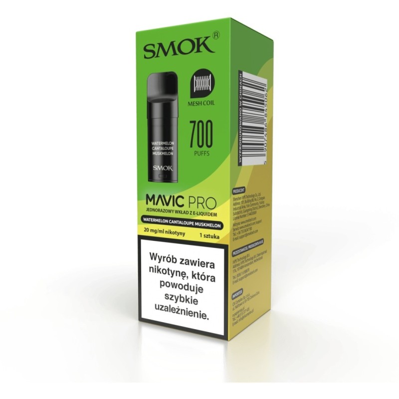 Smok Mavic Pro 2ml Cartridge - Watermelon Cantaloupe Muskmelon 20mg (A25) | Eliq Vapoteur