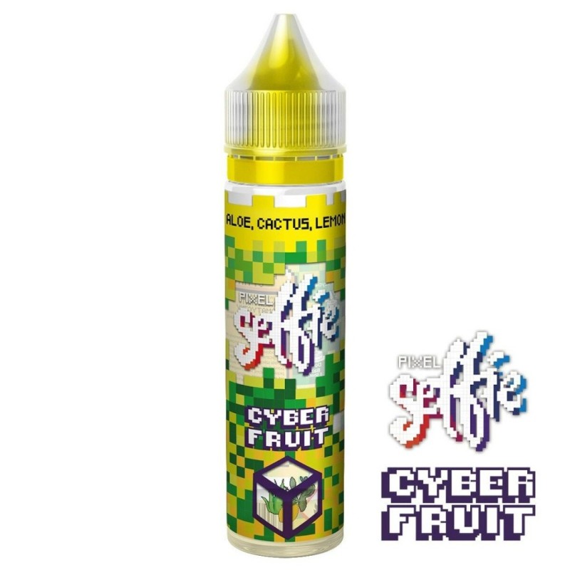 Longfill Selfie Pixel Cyber Fruit - Aloes Cactus Lemon 9/60ml | Eliq Vapoteur
