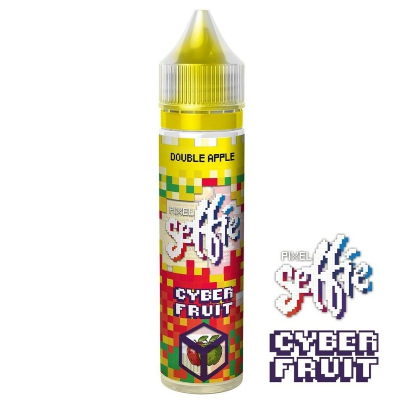 Longfill Selfie Pixel Cyber Fruit - Double Apple 8/60ml | Eliq Vapoteur