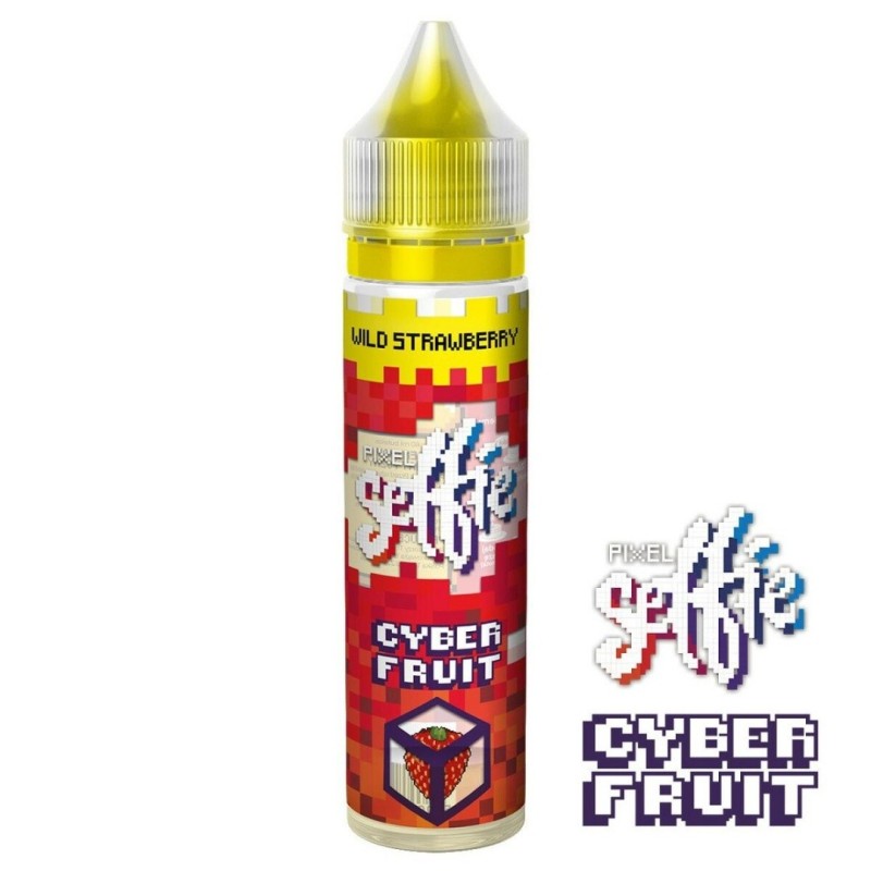 Longfill Selfie Pixel Cyber Fruit - Wild Strawberry 9/60ml | Eliq Vapoteur