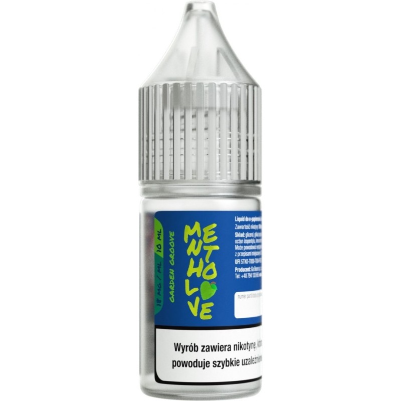 Liquid Mentholove Nicotine - Garden Groove 18mg | Eliq Vapoteur
