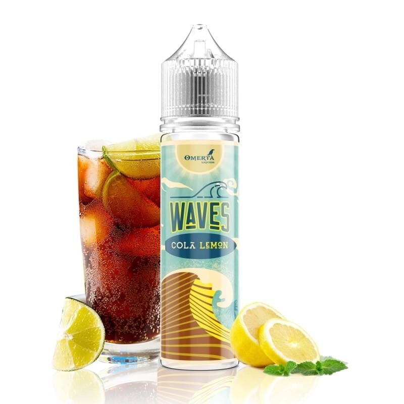 Longfill Omerta -  Waves Cola Lemon 20/60ml | Eliq Vapoteur