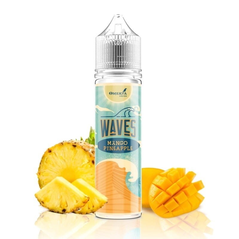 Longfill Omerta -  Waves Mango Pineapple 20/60ml | Eliq Vapoteur