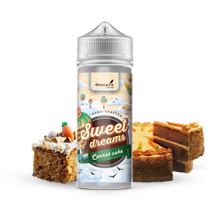 Longfill Omerta - Gâteau aux carottes Sweet Dreams 30/120ml | Eliq Vapoteur