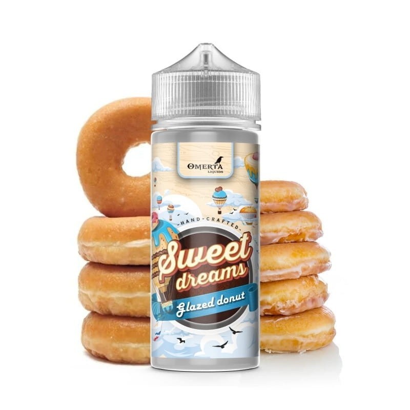 Longfill Omerta - Sweet Dreams Glazed Donut 30/120ml | EliqVapoteur
