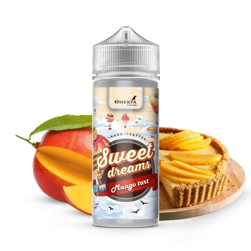 Longfill Omerta -  Sweet Dreams Mango Tart 30/120ml | Eliq Vapoteur
